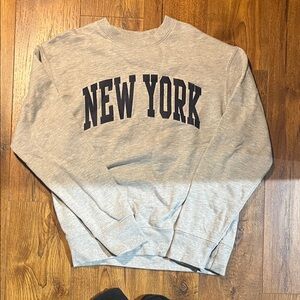 Gray New York Sweater